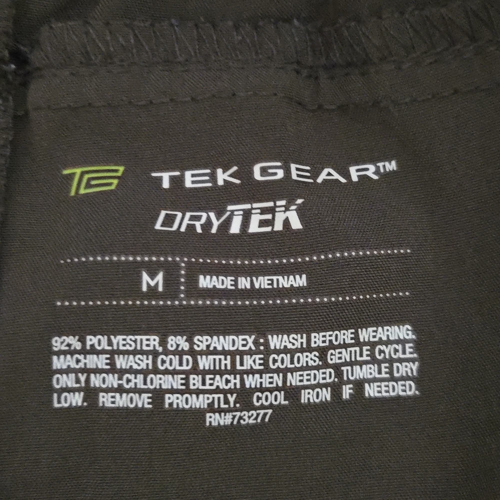 Tek Gear Olive Green Women's Exercise Shorts, Med. NWOT - Picture 5 of 9